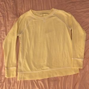 Yellow Eddie Bauer shirt